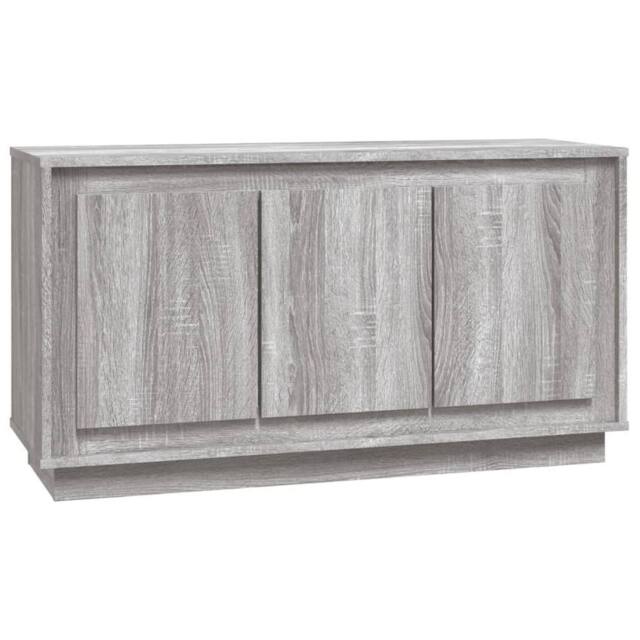 Berkfield Home Sideboard Grey Sonoma 102x35x55 cm Engineered Wood - Size: 102 x 35 x 55 cm - image 1