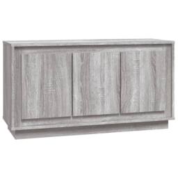 Berkfield Home Sideboard Grey Sonoma 102x35x55 cm Engineered Wood - Size: 102 x 35 x 55 cm - thumbnail 1