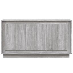 Berkfield Home Sideboard Grey Sonoma 102x35x55 cm Engineered Wood - Size: 102 x 35 x 55 cm - thumbnail 5