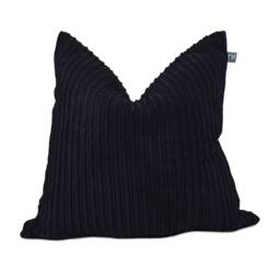 rucomfy Beanbags rucomfy Jumbo Cord Bean Bag Floor Cushion - Indoor Versatile Seat in Black - thumbnail 2