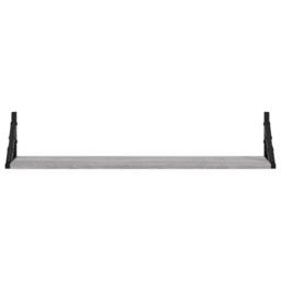Berkfield Home Beautiful Wall Shelves 2 pcs Grey Sonoma 80x15x15.5 cm Engineered wood - thumbnail 5