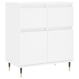 Berkfield Home Sideboard White 60x35x70 cm Engineered Wood - Size: 60 x 35 x 70 cm - thumbnail 2