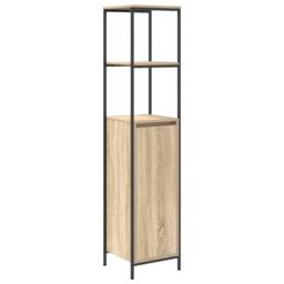 Berkfield Home 2 Piece Bathroom Furniture Set Sonoma Oak Engineered Wood in Beige - thumbnail 5