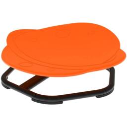 STILVORA Kids' Spinning Chair 360° Planet Design in Orange - thumbnail 5