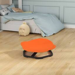STILVORA Kids' Spinning Chair 360° Planet Design in Orange - thumbnail 3