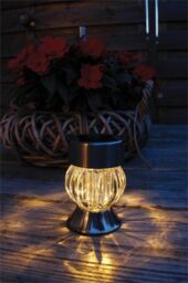 Luxform Solar Tuscany Garden Spike Stainless Steel in Silver