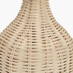 Ruma Rattan Bottle Table Lamp with Shade in Natural - thumbnail 4
