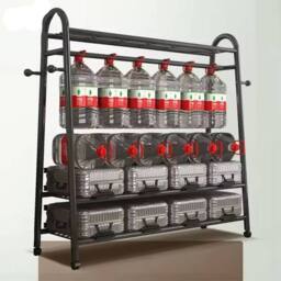 Hinsinc Heavy Duty Double Rail Garment Rack - Open Wardrobe Clothes Hanger in Black - thumbnail 3