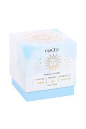 KDMD Pisces Gardenia Gemstone Zodiac Candle in Blue - thumbnail 4