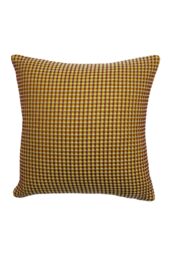 Furn Rowan Waffle Knitted Cushion in Orange - Size: 45 cm x 45 cm