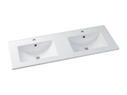 Vente-unique Wall-Hung Bathroom Vanity Unit With Inset Basin - Light Natural and in Light Oak - thumbnail 7