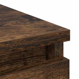 Berkfield Home Sideboard Smoked Oak 37.5x35x76 cm Engineered Wood in Brown - thumbnail 9