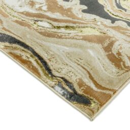 The Rug Shop UK Modern Abstract Area Polyester Polypropylene Easy to clean Rug in Light Grey - Size: 200 cm x 290 cm - thumbnail 3