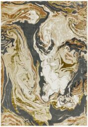 The Rug Shop UK Modern Abstract Area Polyester Polypropylene Easy to clean Rug in Light Grey - Size: 200 cm x 290 cm - thumbnail 8