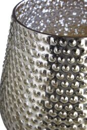 Orsina Glass Candle Holder Complements Silver Large Candle Holder - thumbnail 3