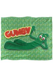 Gumby Chilling Silky Touch Super Soft Throw Blanket 152 X 127 cm in White - thumbnail 1