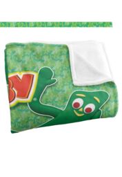 Gumby Chilling Silky Touch Super Soft Throw Blanket 152 X 127 cm in White - thumbnail 3