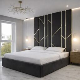 HOB Furniture Royal Mexico Bed - Ottoman Storage Bed Frame in Black - Size: Super King - thumbnail 2