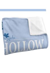 Warner Brothers Gilmore Girls Stars Hollow Logo Silky Touch Super Soft Throw Blanket in White - thumbnail 3