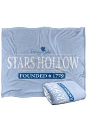 Warner Brothers Gilmore Girls Stars Hollow Logo Silky Touch Super Soft Throw Blanket in White - thumbnail 2