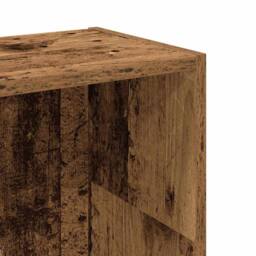 Berkfield Home Bookcase Old Wood 80x24x109 cm Engineered Wood in Brown - Size: 80 x 24 x 109 cm - thumbnail 8