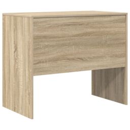 Berkfield Home Writing Desk Sonoma oak Particle board 90 x 50 x 76 cm Simple in Brown - thumbnail 6
