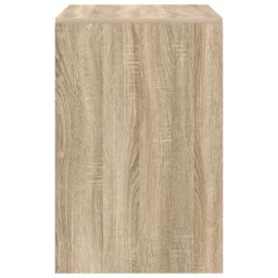 Berkfield Home Writing Desk Sonoma oak Particle board 90 x 50 x 76 cm Simple in Brown - thumbnail 5