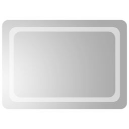 Berkfield Home LED Bathroom Mirror 50x70 cm in Clear - thumbnail 2