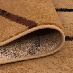 Kukoon Beige Modern Geometric Trellis Living Area Rug - Size: 120 cm x 170 cm - thumbnail 4
