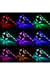 KDMD 2M 5050 RGB USB LED TV Back Light Strip Color Changing Remote in Black - thumbnail 3