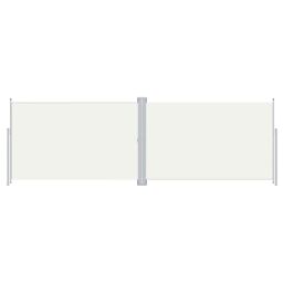 Berkfield Home Retractable Side Awning Cream 200x600 cm in Beige - thumbnail 2