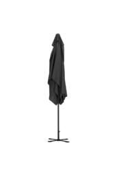 Living and Home 3M Large Rotating Patio Parasol with Cross Base in Black - thumbnail 5