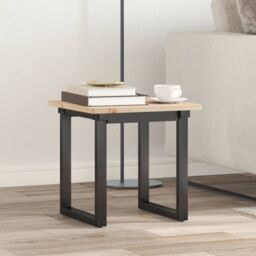 Berkfield Home Table Top 40x40x1.7 cm Square Solid Wood Pine in Brown - thumbnail 3