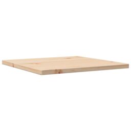 Berkfield Home Table Top 40x40x1.7 cm Square Solid Wood Pine in Brown - thumbnail 4