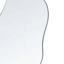 Wyld and Coco Luna Home Irregular-Shape Standing Mirror - Bamboo Wood 22 x 19 cm in Brown - thumbnail 5