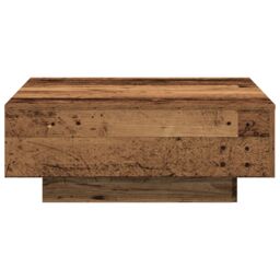 Berkfield Home Coffee Table - Old Wood - 80x80x31 cm - Engineered Wood in Brown - Size: 80 x 80 x 31 cm - thumbnail 6