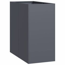 Berkfield Home Planter Anthracite 40x80x80 cm Steel - Size: 40 x 80 x 80 cm - thumbnail 2