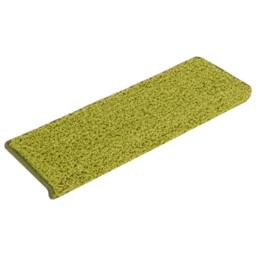 Berkfield Home Decorative Carpet Stair Treads 15 pcs 65x21x4 cm Green - Size: Medium - thumbnail 3