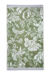 English Heritage 'Suffolk Garden' Cotton Towel in Green - thumbnail 1