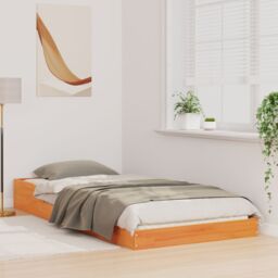 Berkfield Home Wax brown 90 x 200 cm Pine wood - thumbnail 5