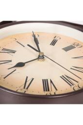 Living and Home European Retro Double Sided Wall Clock in Black - thumbnail 4