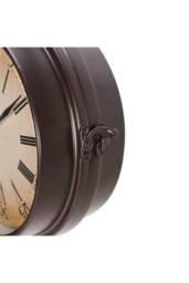 Living and Home European Retro Double Sided Wall Clock in Black - thumbnail 5