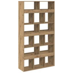 Berkfield Home Classic Bookcase Artisan Oak 100x33x187.5 cm Engineered Wood in Brown - thumbnail 3