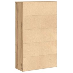 Berkfield Home Bookcase Artisan Oak 60x24x101.5 cm Engineered Wood in Brown - thumbnail 7