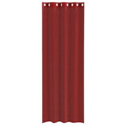 Berkfield Home Voile Curtains with Grommets 2 pcs Wine Red - thumbnail 4