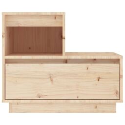Berkfield Home Bedside Cabinets 2 pcs 60x34x51 cm Solid Wood Pine in Brown - Size: 60 x 34 x 51 cm - thumbnail 4