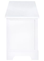 Orsina Compact Design White Drawer Bench, Modern Design Chest Of Drawers For Livingroom, Minimalist Storage Chest - thumbnail 2