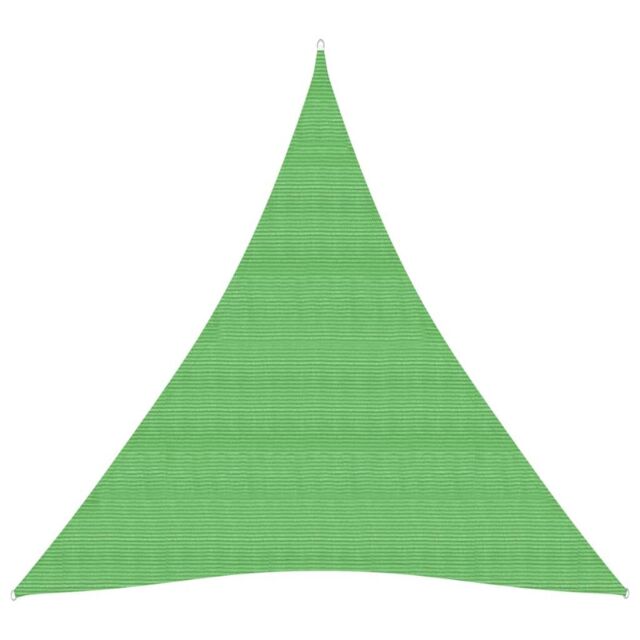 Berkfield Home Sunshade Sail 160 g/m ² Light Green 4x5x5 m HDPE - image 1