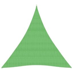 Berkfield Home Sunshade Sail 160 g/m ² Light Green 4x5x5 m HDPE - thumbnail 1