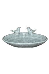 KDMD Eira Bird Bath - Elegant Outdoor Garden Decor & Wildlife Accessory in Light Grey - thumbnail 1